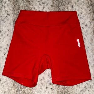 ONSET Women's Red Athletic Shorts